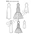 Simplicity Women's Open Back, Mermaid Style, and Little Black Dress Sewing Patterns, Sizes 4-12