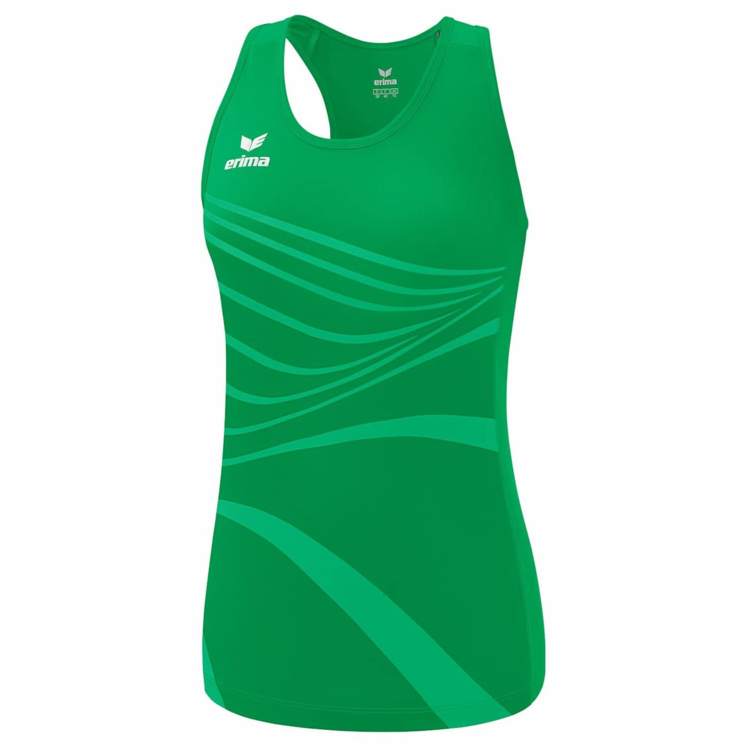 Erima Women's Racing 2.0 Functional Singlet, Emerald, 40
