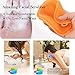 UUSHER Silicone Scrubber, Silicone Sponges Multipurpose Kitchen Scrub Brush for Dish Pot and Veggies Fruit Non-Stick Pan 5 Colors