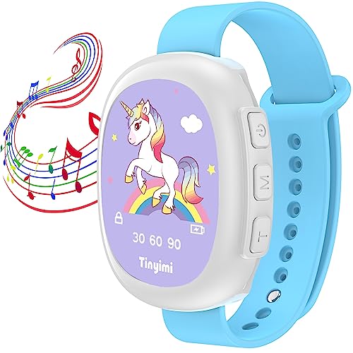 Tinyimi Rechargeable Unicorn Pink Potty Training Watch with 5 Music & Timer Setting Toilet Training Timer