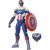 Hasbro Marvel Legends Series Avengers 6-inch Action Figure Toy Captain America: Sam Wilson Premium Design and 2 Accessories, for Kids Age 4 and Up