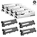 CS Compatible Toner Cartridge Replacement for Brother TN660 TN630 TN-660 TN-630 HIGH Yield 4 Black for DCP-L2520DW DCP-L2540DW HL-L2320D HL-L2340DW HL-L2360DW MFC-L2680W MFC-L2685DW 4 Pack