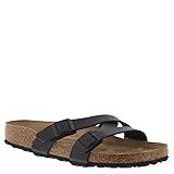 Birkenstock Womens Yao Sandals, Black, Size 42 N EU