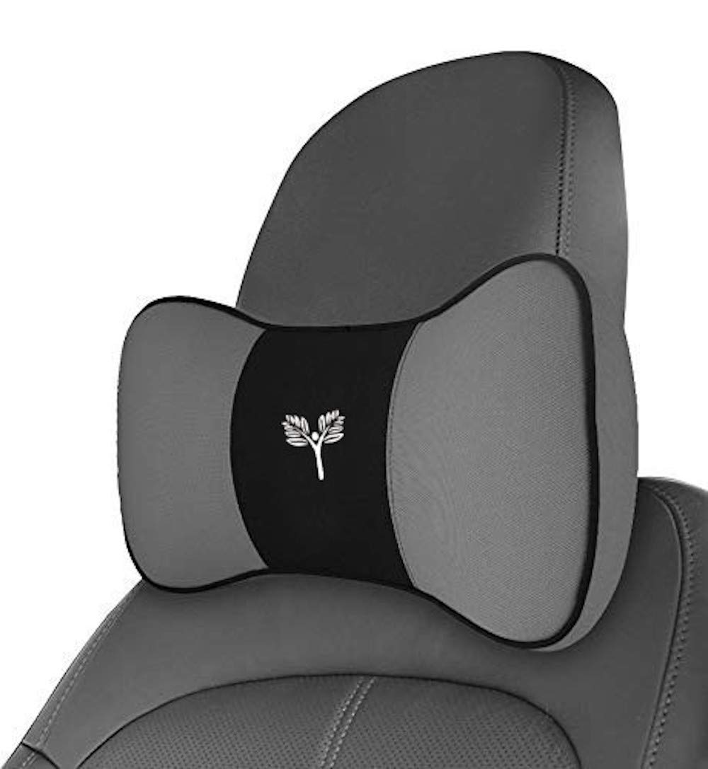 Grin Health Memory Foam Car Neck Rest Pillow Cushion, Headrest for Car