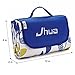 Jhua Picnic Blanket Waterproof, Large Camping Mat 57 x 79 Inch, Beach Mat Sand Proof , Lightweight, Folding, Clean Easily for Outdoor, Park, Picnics
