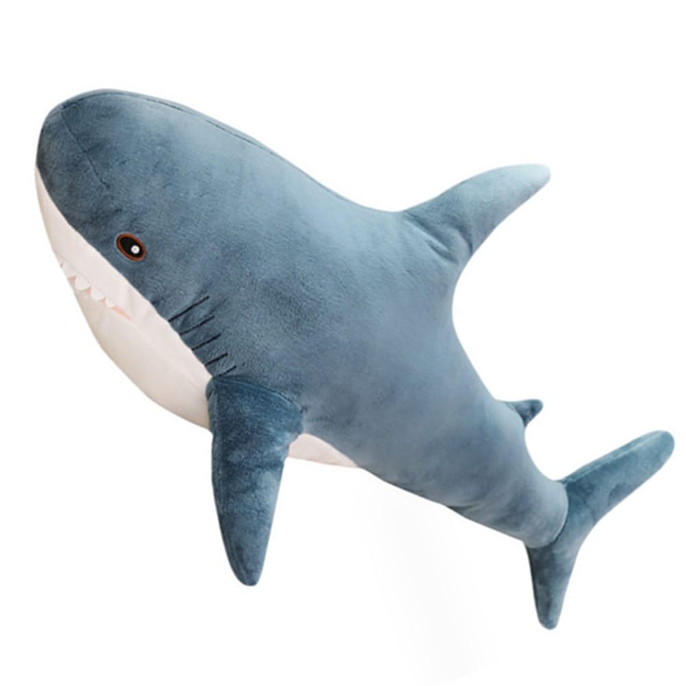 OUKEYI Shark Stuffed Animal Toy,Plush Shark Toys,Stuffed Animal Sharks Hugging Pillow,Soft Cushion Pillow for Home Decoration Kids Gift (40inch)