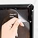 M&T Displays Opti Snap Poster Frame 8.5x11 Inch Black 1