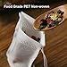 Loose Leaf Tea Bags - SAMOFU 300pcs Disposable Tea Filter Bags, Loose Leaf Tea-Infuser, Safety and Food Grade Drawstring Tea-Bags