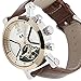 Carrie Hughes Men's Luxury Automatic Mechanical Brown Leather Watch CH338