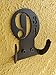 HeavenlyKraft Metal Wall Hooks Children's Room Decor Dual Hooks Coat Hooks Cloak Hanger Entryway Decor Living Room Hooks Hat Hooks Bathroom Hooks Towel Hooks Kitchen Hooks Utensil Hooks (934 Hook)