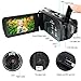 Video Camera Camcorder Full HD Digital Camera 1080p 18X Digital Zoom Night Vision Pause Function with 3.0” LCD and 270 Degree Rotation Screen with Remote Controller