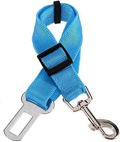 Pet Dog Car Safety Seat Belt Adjustable Puppy Harness Vehicle Seatbelt Dog Restraint Lead Leash Collar Travel Protection