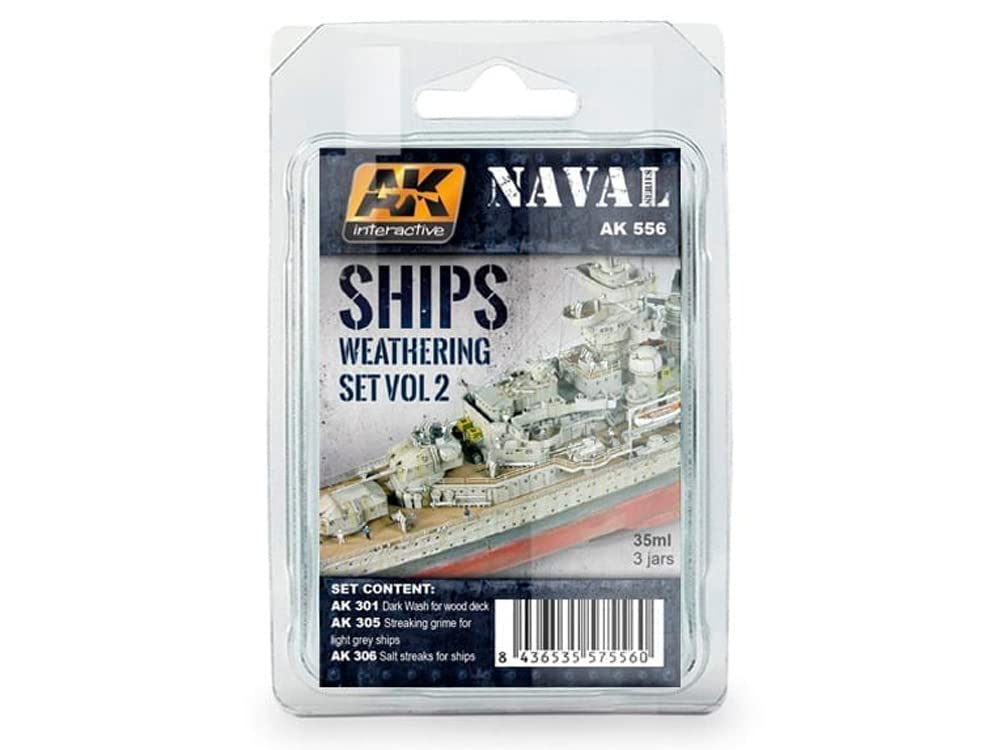 AK Interactive (AK00556) Set - Ship Weathering Set Vol 2