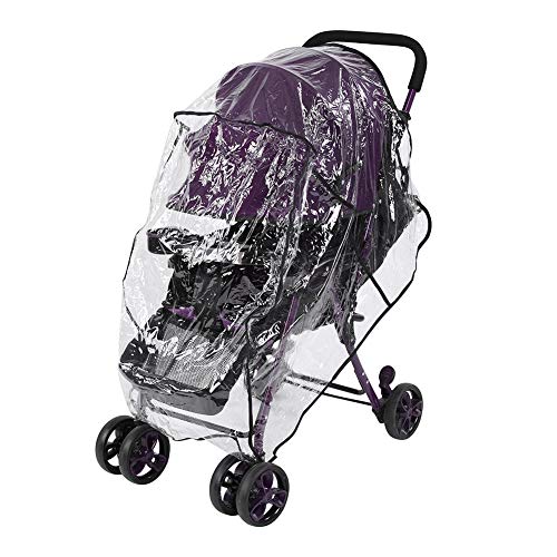Baby StrollerRain WindproofCover Transparent Pushchair