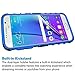 K-Xiang Samsung Galaxy S6 Case, (Armor Series) Heavy Duty Dual Layer Shockproof Silicone Phone Protective Case TPU Hybrid Kickstand Cover for Samsung Galaxy S6 (Blue)