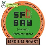 San Francisco Bay OneCup, Organic Rainforest Blend, 80 Count- Single Serve Coffee, Compatible with Keurig K-cup Brewers