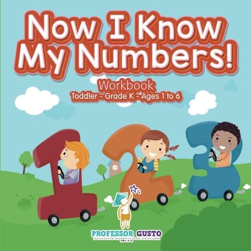 Now I Know My Numbers! Workbook | Toddler–Grade K - Ages 1 to 6