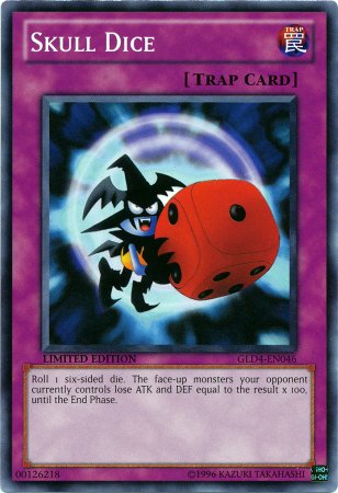 Yu-Gi-Oh! - Skull Dice GLD4-EN046 Common Gold Series 4