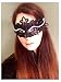 Coxeer Masquerade Mask Shiny Metal Rhinestone Venetian Pretty Party Evening Prom Mask