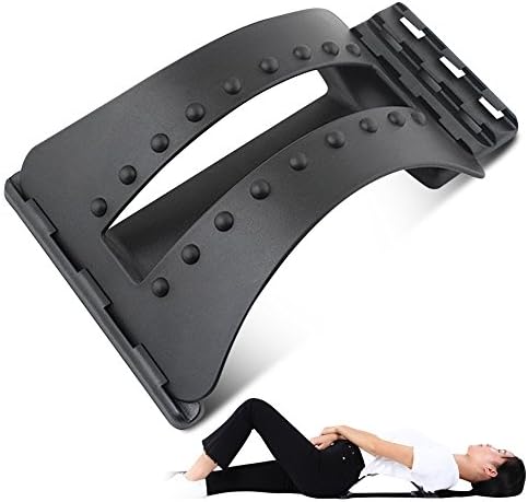 Lower Adjustable Back Stretcher for chronic Back Pain Relief Corrector Posture Back Stretching Device Lumbar Supports