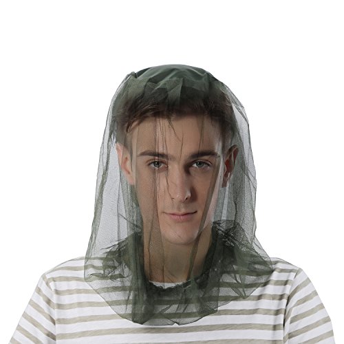 BlueStraw 2 Pack Head Net Mesh Protective Cover Head Net Face Mask for Outdoor Camping Hiking Traveling Fishing - Thumbnail 6