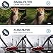 Phone Camera Lens,Hizek Macro Lens+ Wide Lens+Fisheye Lens+Telephoto Lens+CPL/Flow/Radial/Star Filter+Kaleidoscope 3/6 Lens 10 in 1 Cell Phone Lens Kit iPhone, Samsung,HTC Most Smartphones