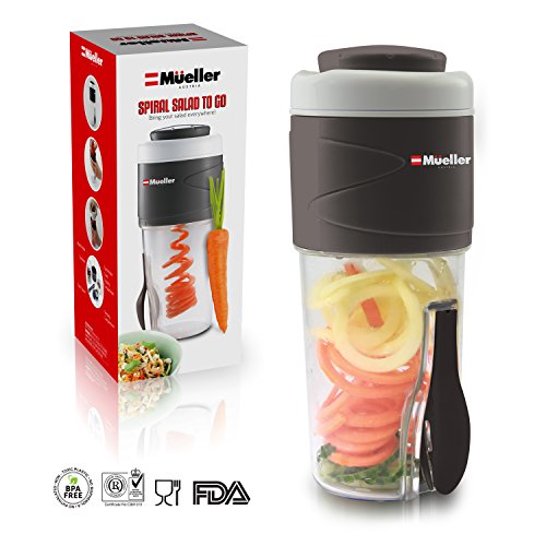 Mueller - spiralizer - veggie pasta maker - salad to go…