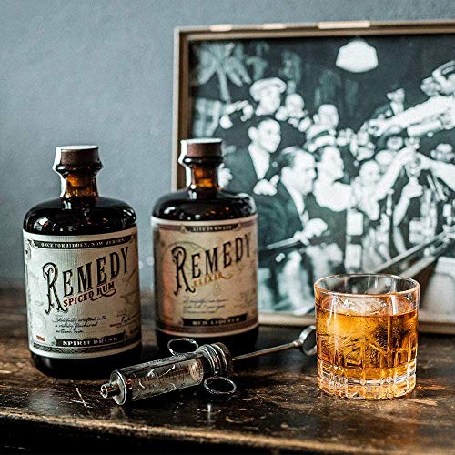 Remedy Spiced Rum 0,7 Liter & Remedy Elixir Likör auf Rumbasis 0,05 Liter – Bild 6