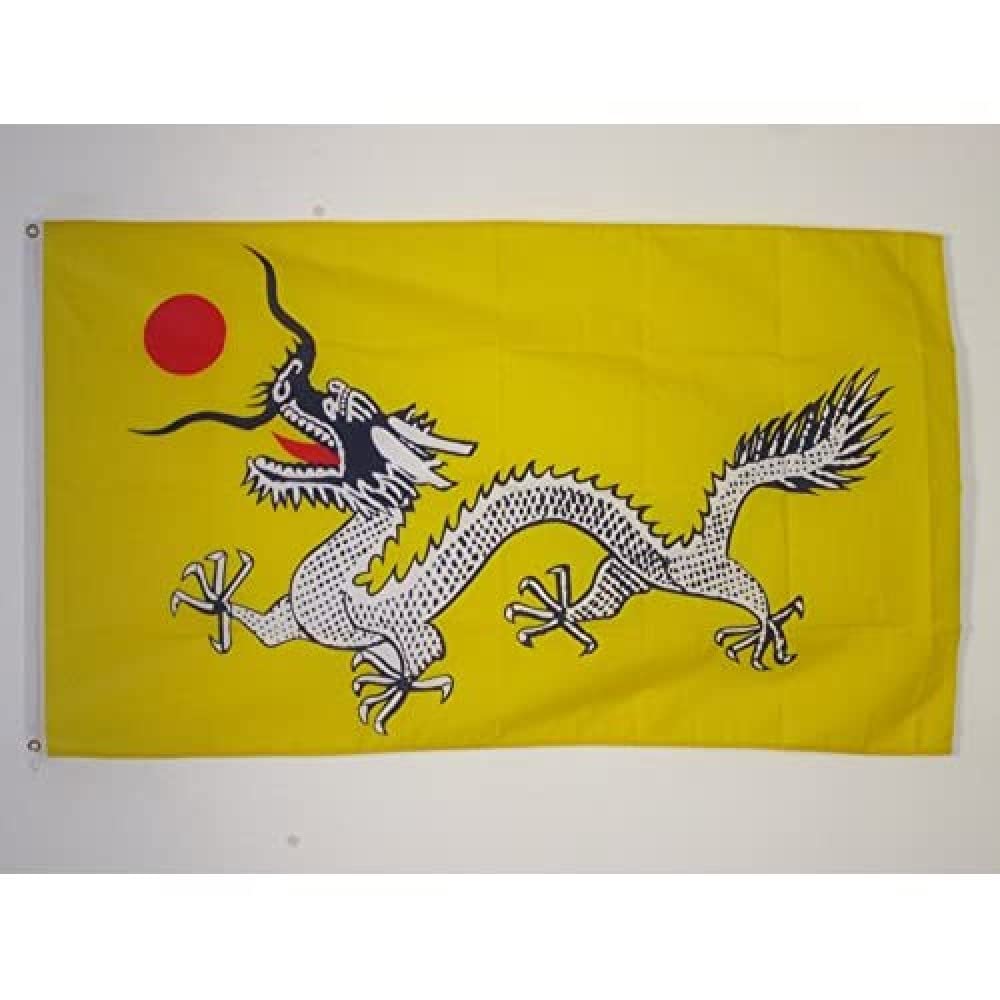 AZ FLAG - Chinese Dragon Flag - 3x5 Ft - 100D Polyester Dragons Of China Banner with Two Metal Grommets - Fade Resistant - Vivid Colors - 3' x 5' Feet - 150x90 Cm