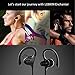 Esonstyle IPX4 Sport Bluetooth 4.2 Headset Earphone Noise Cancelling Running Headphone 360 Degree Rotate Support Hands Free Calling Running/Exercise/Sports