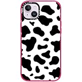 CASETiFY Impact iPhone 14 Plus Case [4X Military Grade Drop Tested / 8.2ft Drop Protection] - Cow Print - Bubblegum