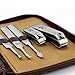 Manicure Pedicure Set Nail Clippers Kit 15 Piece Stainless Steel Travel Personal Care Tool with Scissors Case