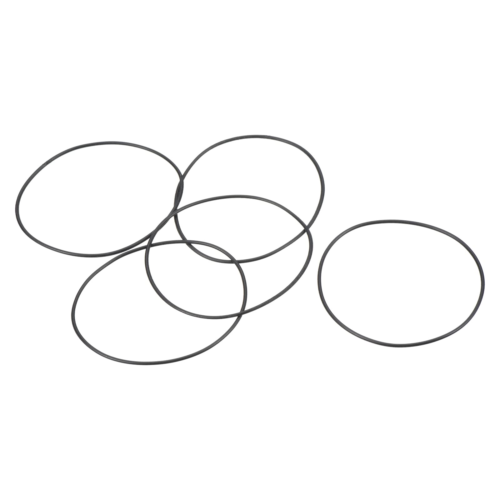 PATIKIL Nitrile Rubber O-Rings 40mm OD 38mm ID 1mm Width, 20 Pcs Metric Sealing Gasket for Faucet Plumbing Automotive Repair, Black
