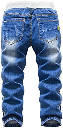 HOLLAGLEE Premium Skinny Boys Jeans Slim Fit Pants For Toddlers Kids and Teens