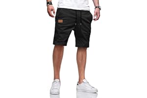 LANDTOWN Mens Shorts Casual Classic Fit Athletic Workout Golf Shorts Cotton Cargo Shorts for Men Summer Beach Shorts with 4 Pockets