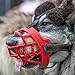 BARKLESS Dog Muzzle, Soft Basket Silicone Muzzle for Dogs, Best to Prevent Biting and Chewing, Breathable Cage Mouth Cover for Training, Allows Drinking and Panting, Used with Collar