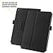 INFILAND ZenPad Z10 / ZenPad 3S 10 Case - Folio Premium PU Leather Smart Case Cover for ZenPad Z10 ZT500KL / ZenPad 3S 10 Z500M 9.7-Inch Tablet, Black