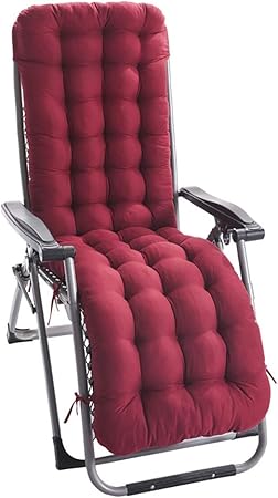 Amazon De Enjoygoeu Auflagen Fur Gartenliegen Einfarbig Liegenauflagen Top Anti Rutsch Design Polster Kissen Dick Auflage Sonnenliege Gartenliege Liegestuhl Relaxliegenauflage Rot