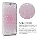 kwmobile TPU Silicone Case for HTC One A9 - Crystal Clear Smartphone Back Case Protective Cover - Light Pink White Transparent
