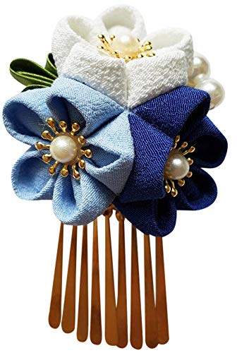 Amazon Com Crb Fashion Womens Girls Japanese Kimono Flower Hair