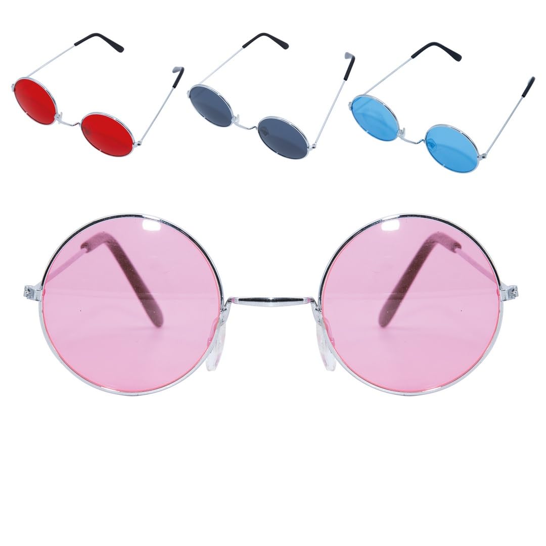 P 'tit clown 10801 Metal Round Glasses – Hippie – Random Colour