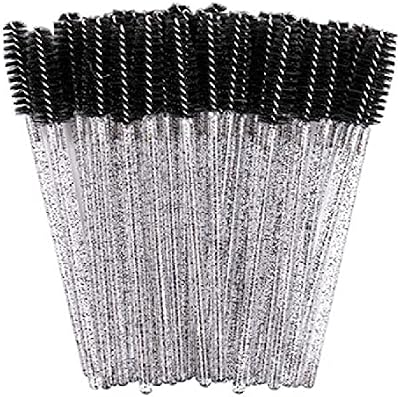 ZHIYE 100 Pcs Disposable Eyelash Mascara Brushes Wands Applicator Kit