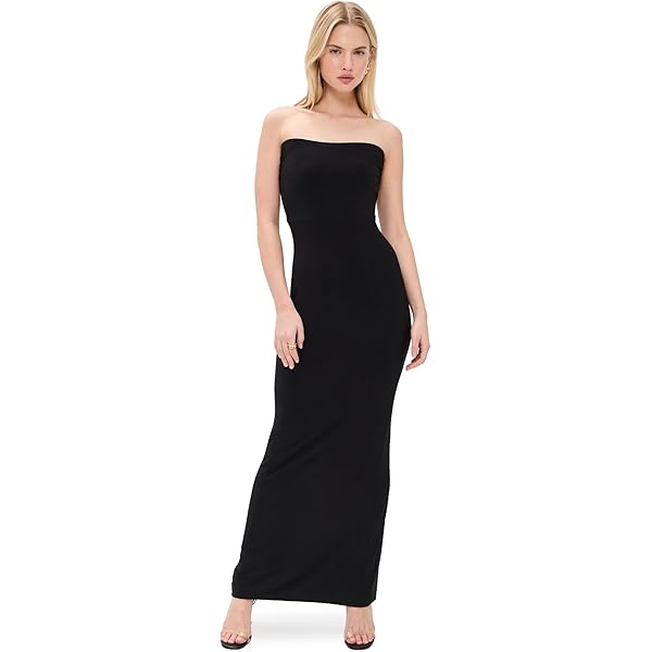 slim fit dress slacks SUPER OS BF NK SHIRT FLARED MINI DRESS  Black  Norma Kamali
