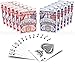 TRIUMPH Casino Class Poker Playing Cards Premium Deck of Poker Cards Bulk 12 Pack - 6 Red / 6 Blue, Standard Index Plastic Coated Linen Finish Professional Card Decks, Made in The USA