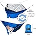 YOLO Outdoors Camping Hammock with Mosquito Net | Double, Reversible, Portable, Lightweight & Ripstop Parachute Nylon with 500 LBS Capacity | Includes Tree Straps, Carabiner & First Aid Kitthumb 1