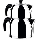 KORKMAZ Orbit 3.1 liter 18/10 Stainless Steel Turkish Teapot