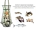 mouhike Fishing Net Mesh Fish Trap Collapsible Fish Cage/Fishing Keep Net/Fishing Basket for Keeping Lures Crayfish Crab Fishes Smelt Minnows Shrimps Lobsters, Foldable Fishing Mesh Trap