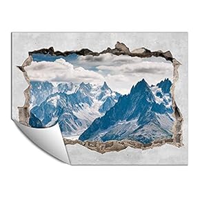 Wall Paper Small Wall Mural Creative 3D Photo Wall Art Removable Wall Decoration for Bedroom Living Room - 24x32 inches
