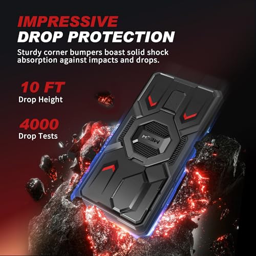 TONGATE Magnetic Stand for Samsung Galaxy S26 Ultra Case, Compatible with Magsafe, [Camera Cover & 2 Front Frames][Military Drop Protection] S26 Ultra Case Built-in Screen Protector & Belt Clip, Black