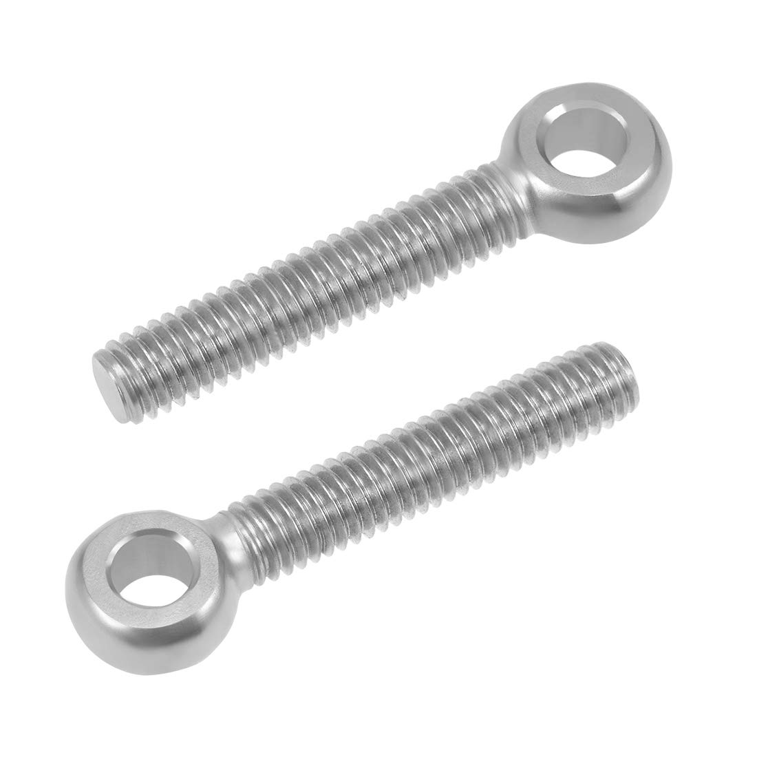 sourcing map M6 x 35mm Machinery Shoulder Swing Lifting Eye Bolt 304 Stainless Steel Metric Thread 4pcs